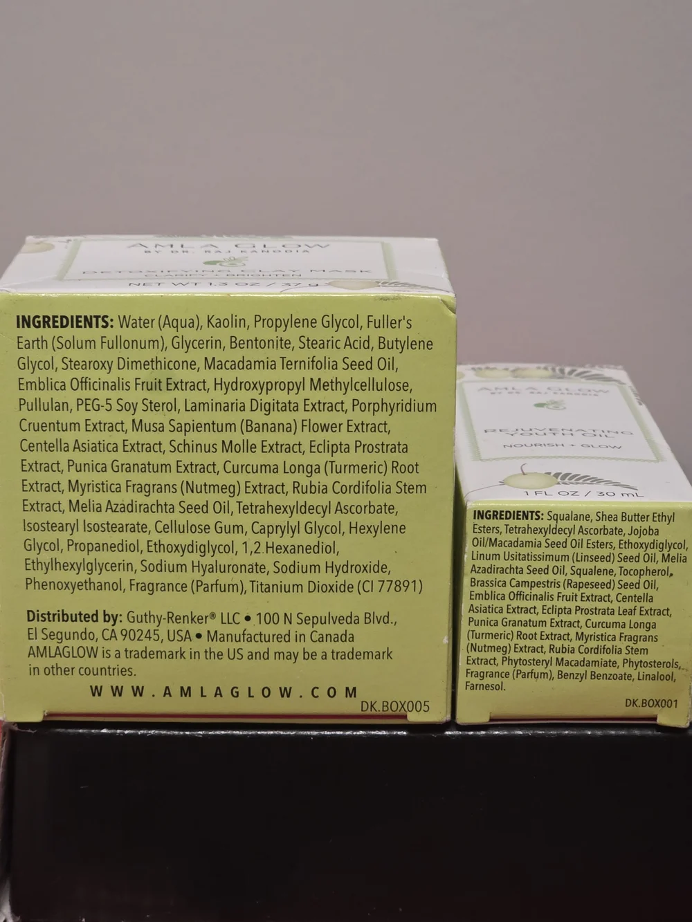 Detoxifying Clay Mask & Rejuvenating Youth Oil – Green